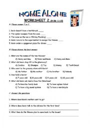 English Worksheet: Home Alone 1