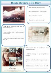 English Worksheet: If I Stay