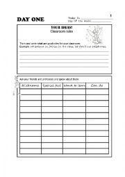 English Worksheet: Peter Pan Themed Week Series - Day 1 Classroom Rules and Icebreaker
