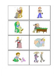 English Worksheet: Peter Pan Themed Week Series - Free Time Activities Flashcards