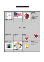 English Worksheet: Steve Jobs biography