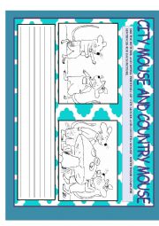 English Worksheet: City Mouse and Country Mouse