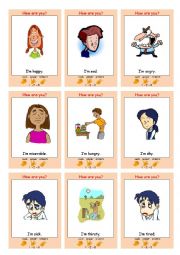 English Worksheet: EMOTIONS Interactive Communication Game (Rock Paper Scissors)