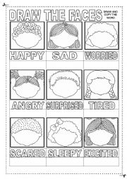 English Worksheet: FACES