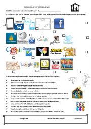 English Worksheet: the digital story of the nativity