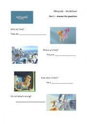 Pixar Oktapodi worksheet