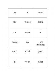 English Worksheet: Bingo introducing yourself