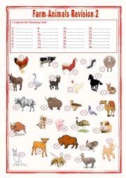 Farm animals Revision 2