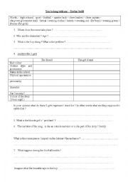 English Worksheet: you belong with me - Taylor Swift