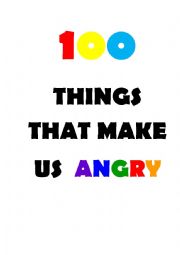 English Worksheet: 100 thing that makes us