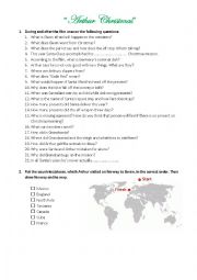 English Worksheet: Arthur Christmas