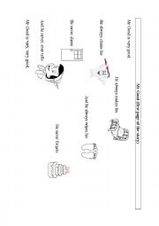 English Worksheet: Mr Good