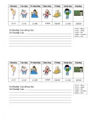 English Worksheet: Feelings and adverbs of frequency