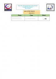 English Worksheet: Past Tense