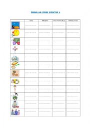 IRREGULAR VERBS EXERCISE 4