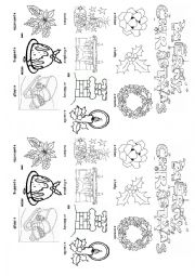 English Worksheet: Christmas vocabulary