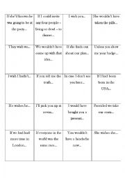 Conditionals Speaking Cards