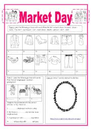 English Worksheet: Module 3 Section 4: Market Day (1)