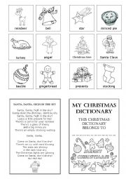 English Worksheet: Christmas dictionary