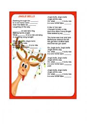 English Worksheet: Jingle bells, jingle bells (jingle all the way)