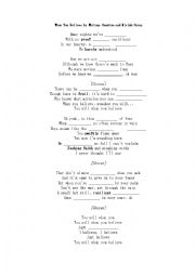 English Worksheet: When You Believe-Song by Whitney Houston Vocabulary and Adverb Clauses