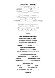 English Worksheet: Viva la vida Coldplay (or how to use used to)