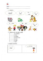 English Worksheet: 