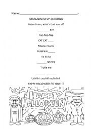 Abracadabra worksheet