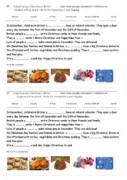 English Worksheet: Christmas in Britain