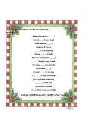 English Worksheet: Jingle bells