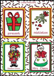 Christmas FLASHCARDS 3 - 5