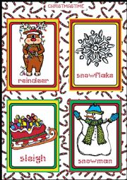 Christmas FLASHCARDS 4 - 5