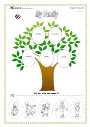 English Worksheet: Famly Tree