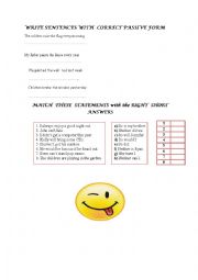 English Worksheet: EXAM 2