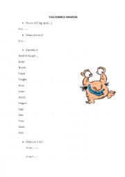 English Worksheet: The perfect monster