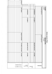 Daily Lesson Plan Template