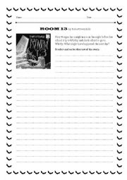 English Worksheet: Room 13