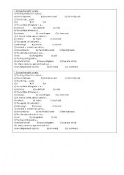English Worksheet: A Test on the UK Country Studies