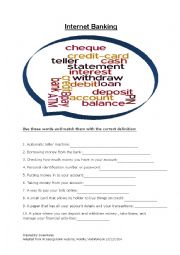 English Worksheet: Internet banking 1