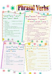 English Worksheet: Phrasal Verbs