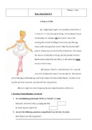 English Worksheet: TEST