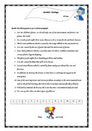 English Worksheet: writing