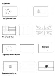 Countries/Flags - Coloring