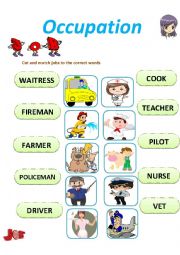 English Worksheet: Occupation