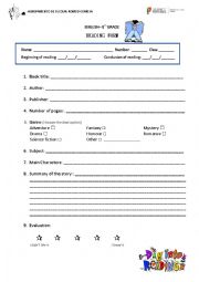 English Worksheet: Reading Form