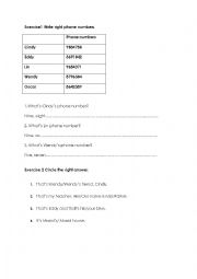 Numbers, saxon genitive, possessives