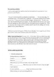 English Worksheet: Being Julia by Maugham