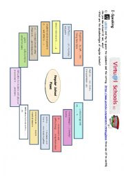 English Worksheet: Unit 2 lesson 3 4th form Virtual Schools Part 1/6