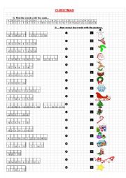 English Worksheet: christmas