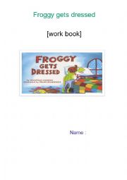 Froggy gets dressed worksheet